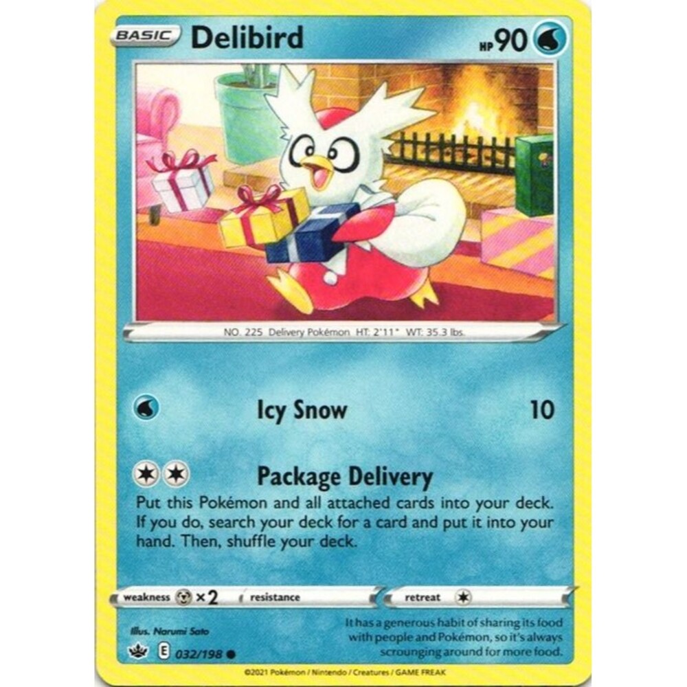 Delibird #32 Pokemon Chilling Reign